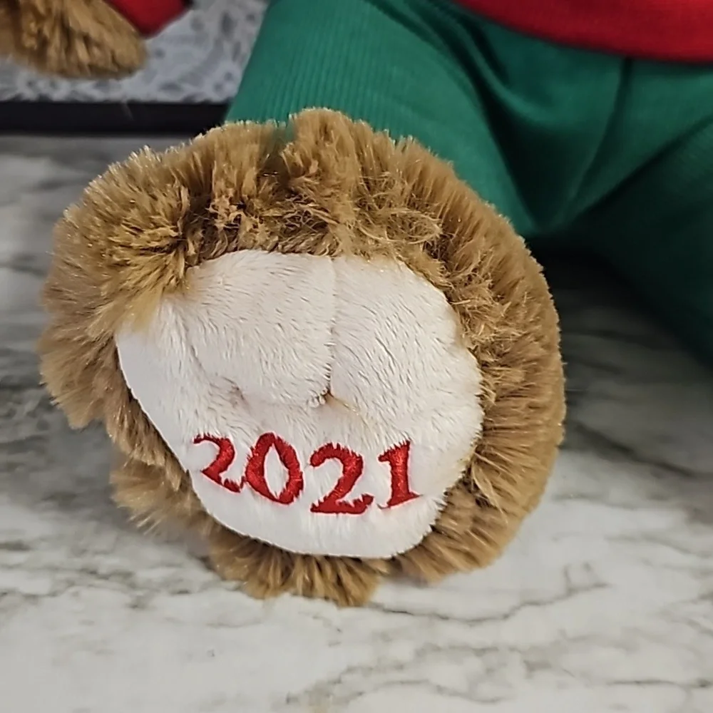 NWT Snowflake Teddy Christmas 2021 Santa Hat soft plush stuffed collector's 20" - Picture 4 of 12